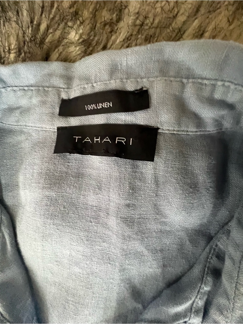 TAHARI 100% Linen Tiered 3/4 Agate
Dress Size L - Picture 5 of 11